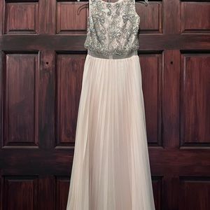 Camille la vie Size 6 Rime-stone Dress Blush Pink